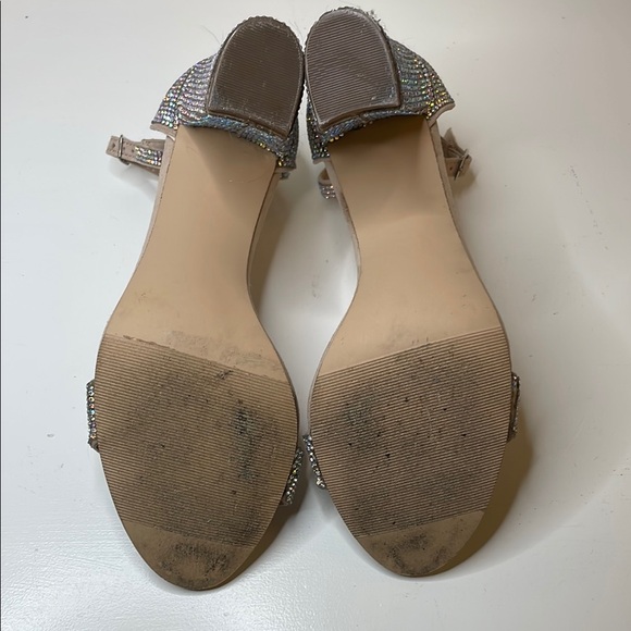 Madden Girl Silver Sparkle Heels - Picture 7 of 7